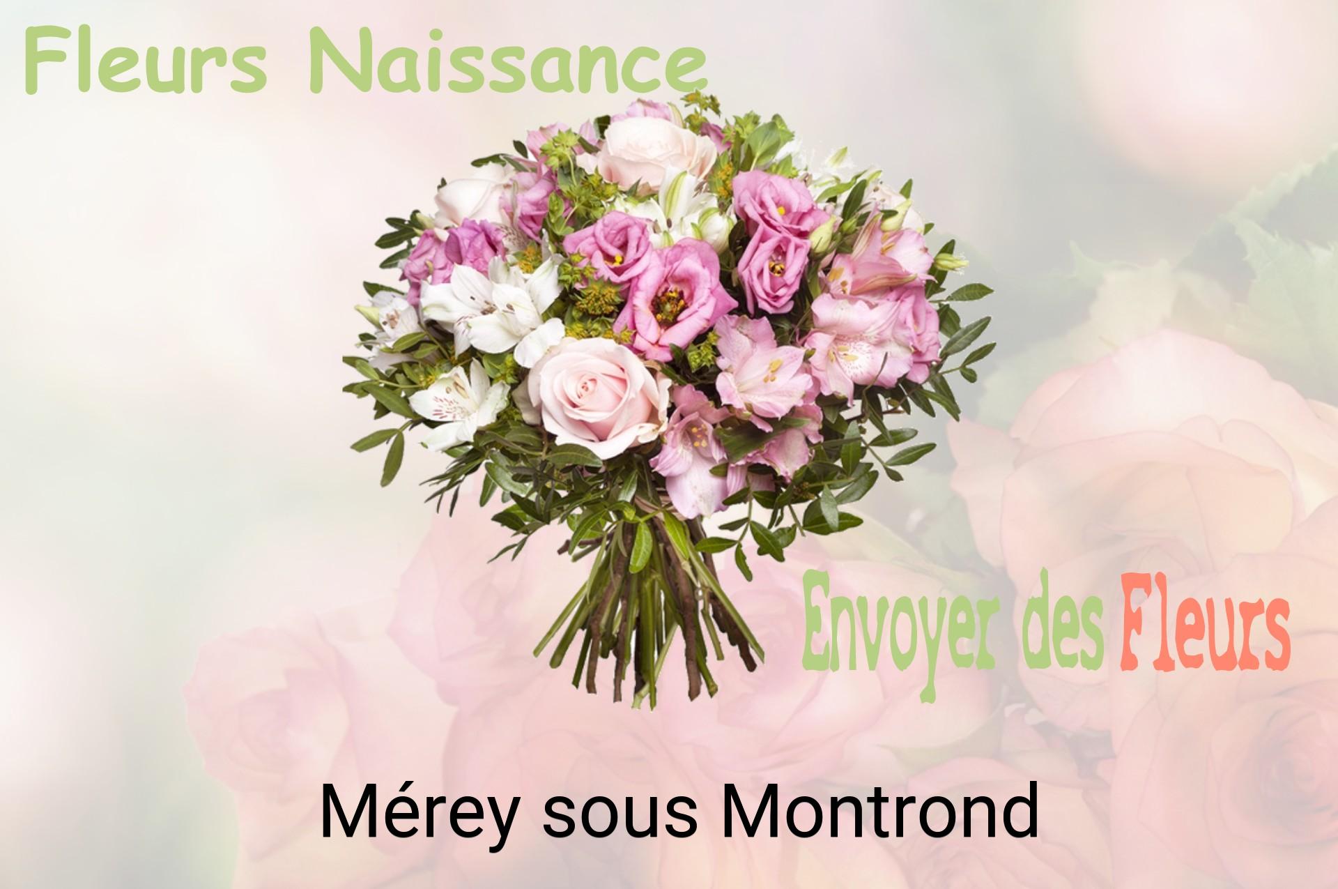 Bouquet de fleurs de naissance livré à Mérey-sous-Montrond