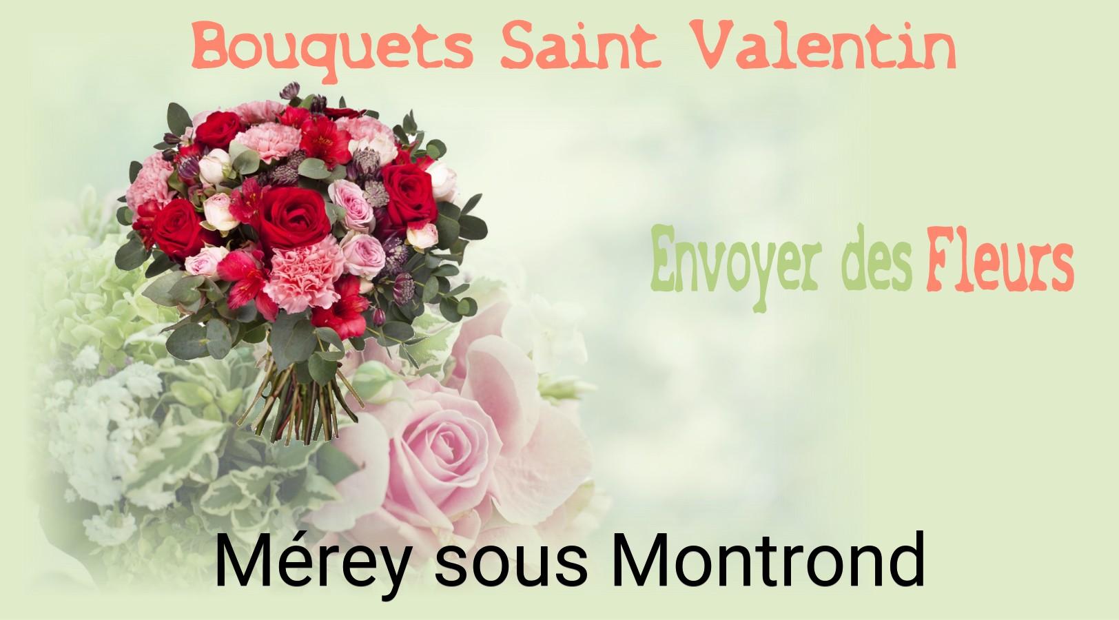Roses de Saint-Valentin livrées à Mérey-sous-Montrond